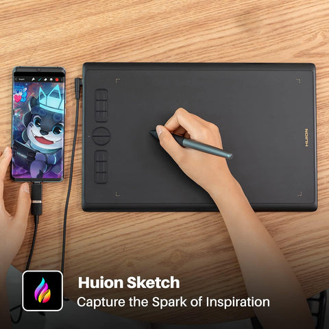 Huion Inspiroy H610X Medium Size Graphics Digital Drawing Tablet