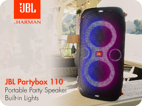  JBL PartyBox 110 - Portable Party Speaker with Built