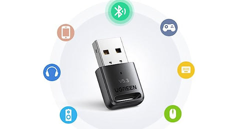 Ugreen CM591 USB 5.3 Bluetooth Adapter Dongle Transmitter Windows