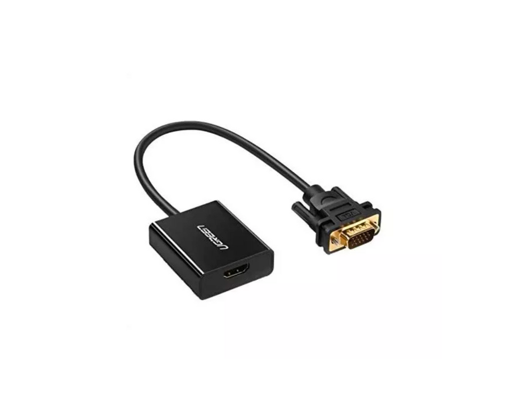 Adaptador UGREEN convertidor DisplayPort macho a VGA hembra (20415) Black -  Mesajil