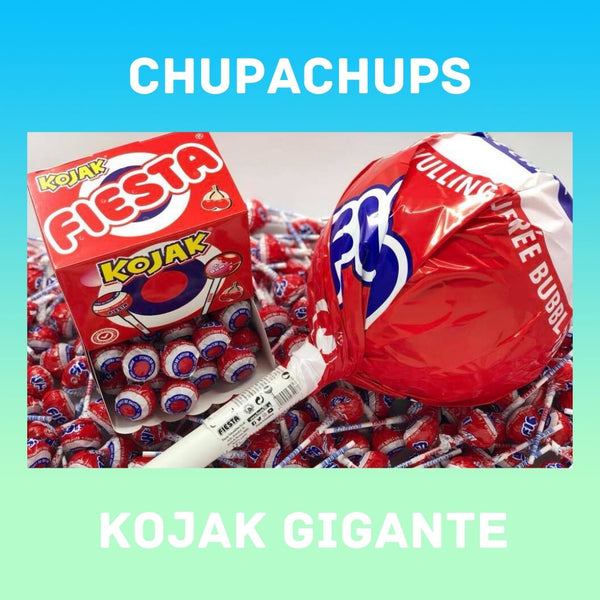 Todos los sabores que existen en el chupachups Kojak de Fiesta