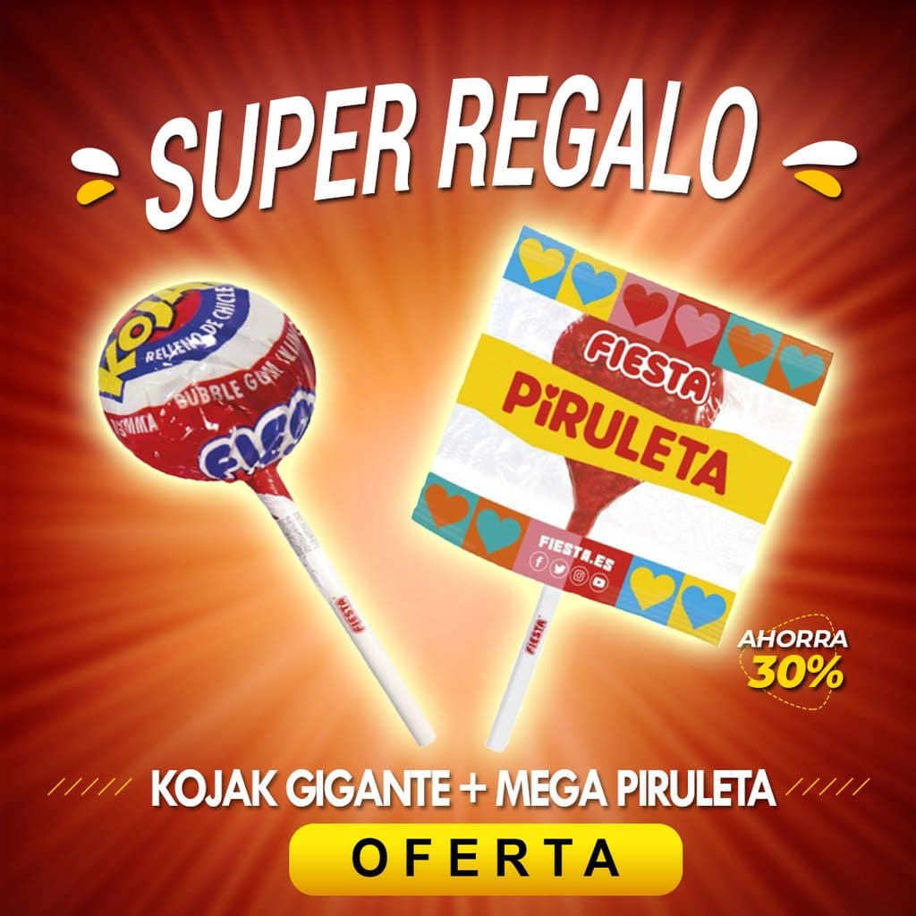 Kojak Gigan + Mega Piruleta en oferta