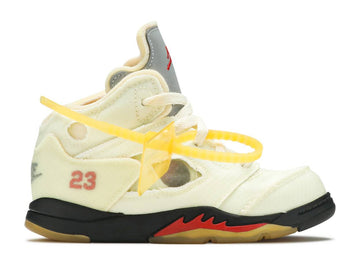 OFF-WHITE X AIR JORDAN 5 RETRO SP 'SAIL' (TD)