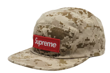 Supreme Camo Ripstop Camp Cap Black