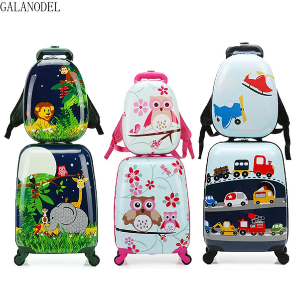 child's wheeled luggage