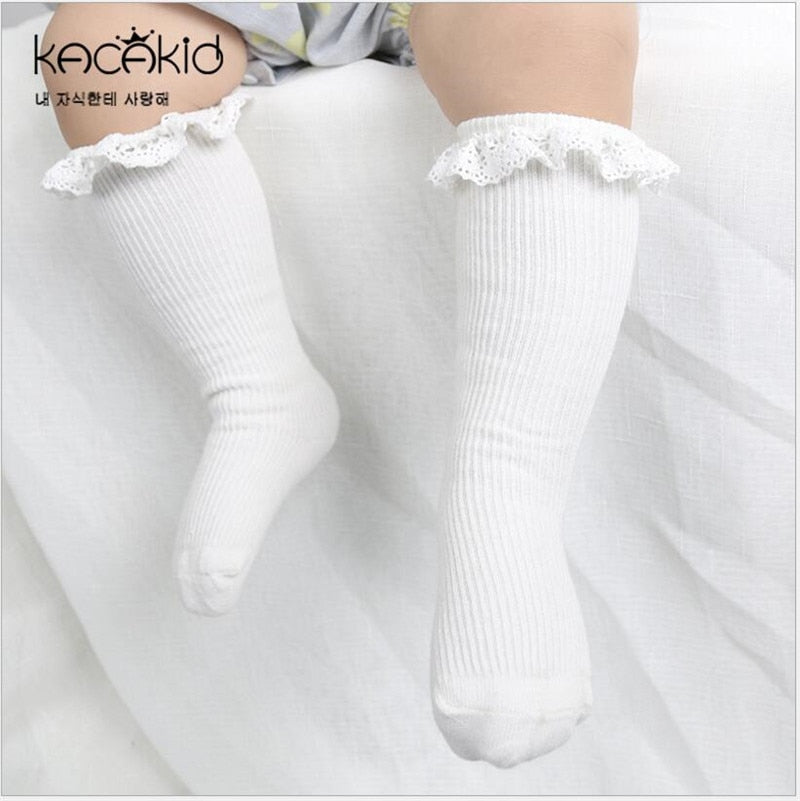 long socks for baby girl
