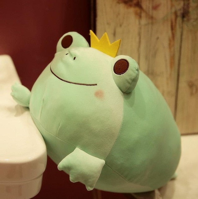 kawaii frog plush