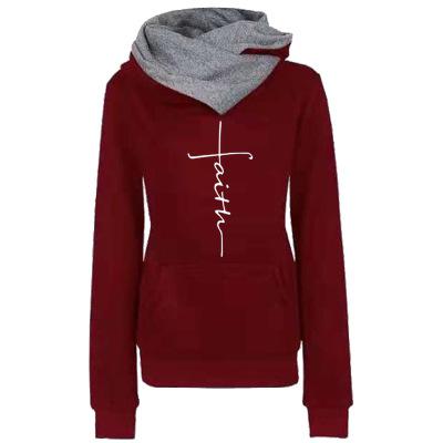 women's embroidered sweatshirts with collar