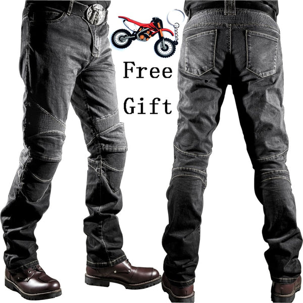 men moto jeans