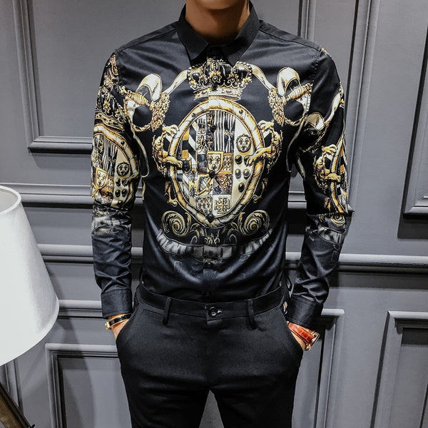 baroque men shirt