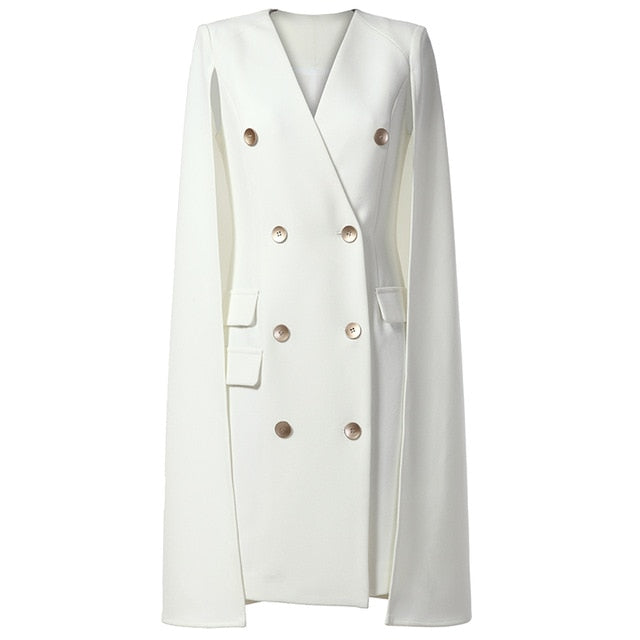 womens white blazer dress