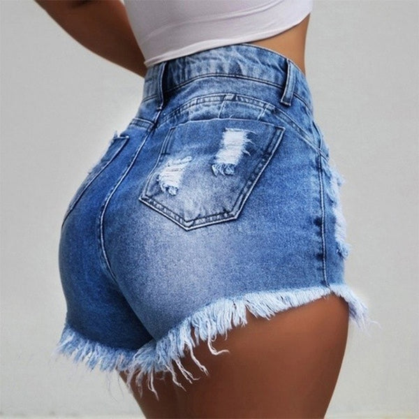 womens jean booty shorts