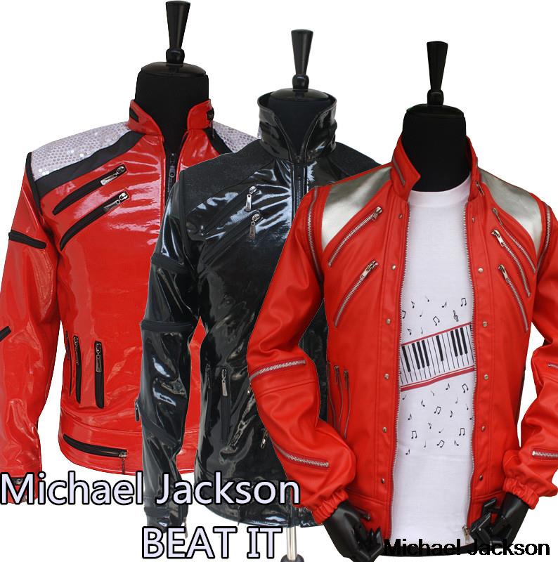 red zipper jacket michael jackson