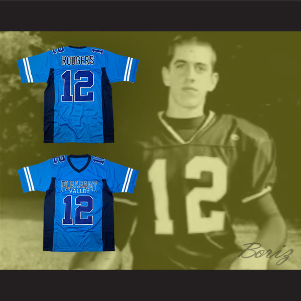 aaron rodgers blue jersey