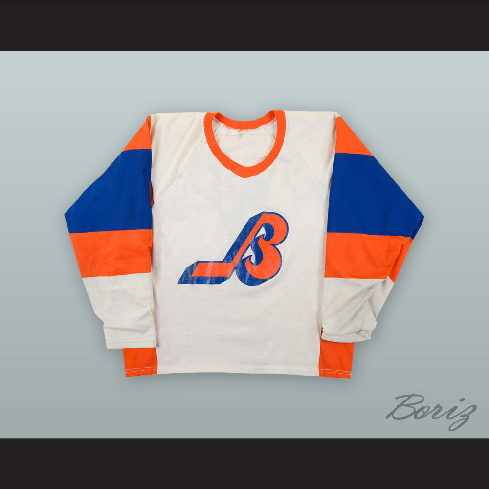 7 Seattle Breakers White Hockey Jersey 