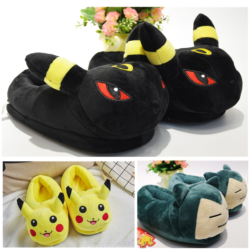 kids pikachu slippers