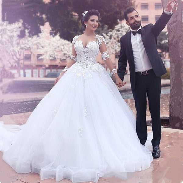 wedding gown for chubby 2019