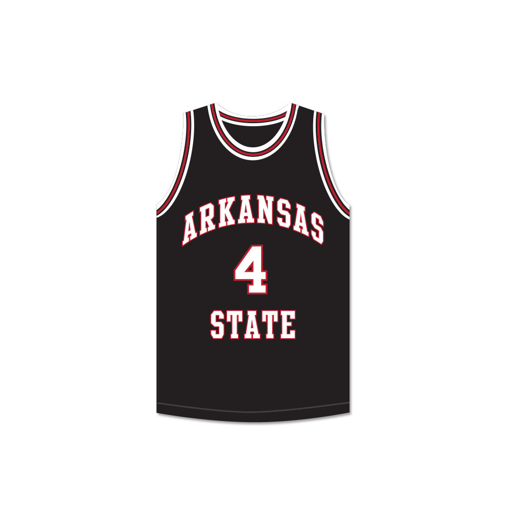 Arthur Agee 4 Arkansas State Black Basketball Jersey Borizcustom