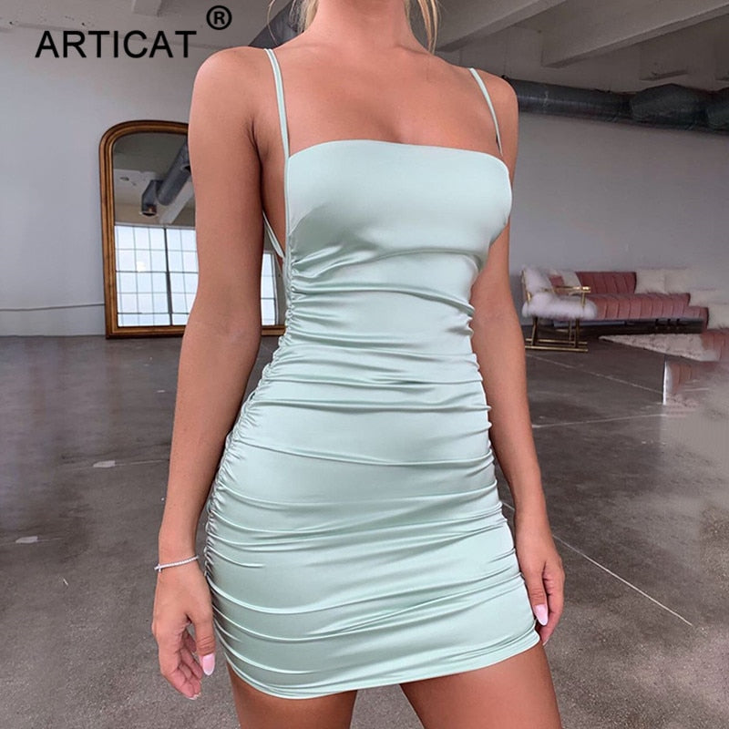 satin dress sexy