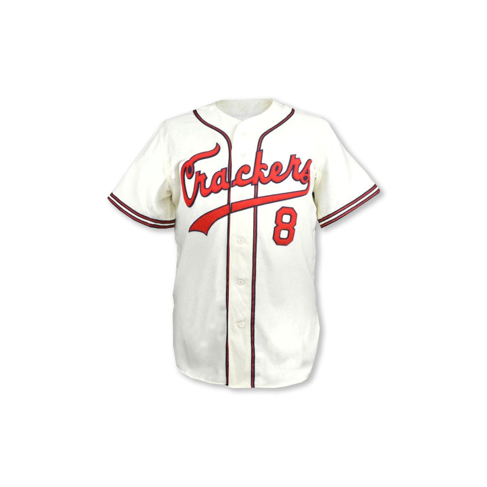 white button down baseball jersey