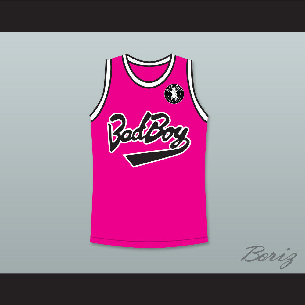 pink and green basketball jersey