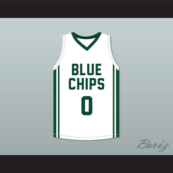 blue and white basketball jersey