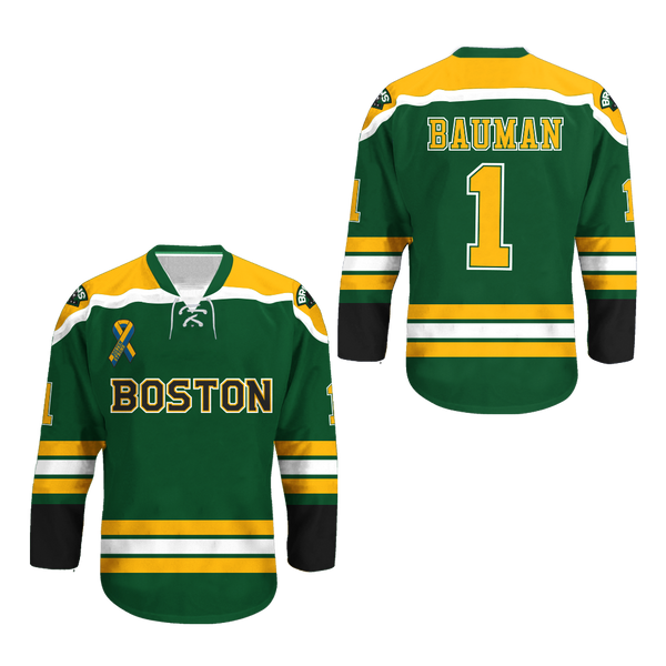 boston bruins jersey colors