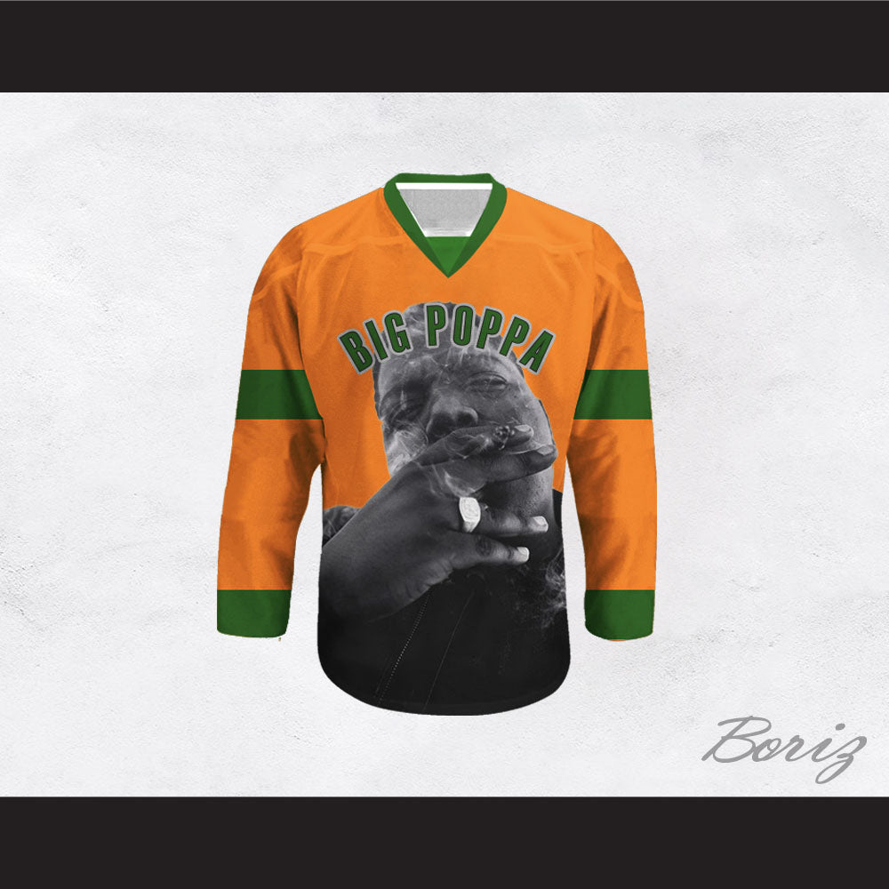 orange hockey jersey