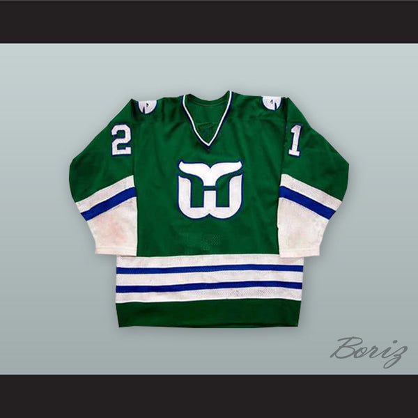 hartford whalers green jersey