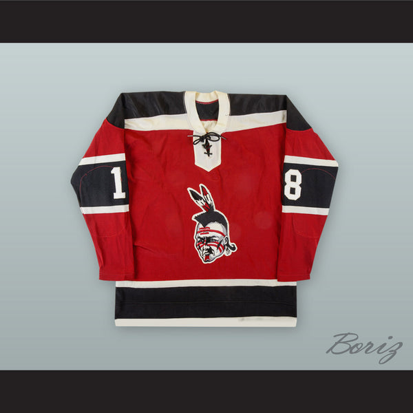 Boston Braves Red Hockey Jersey 