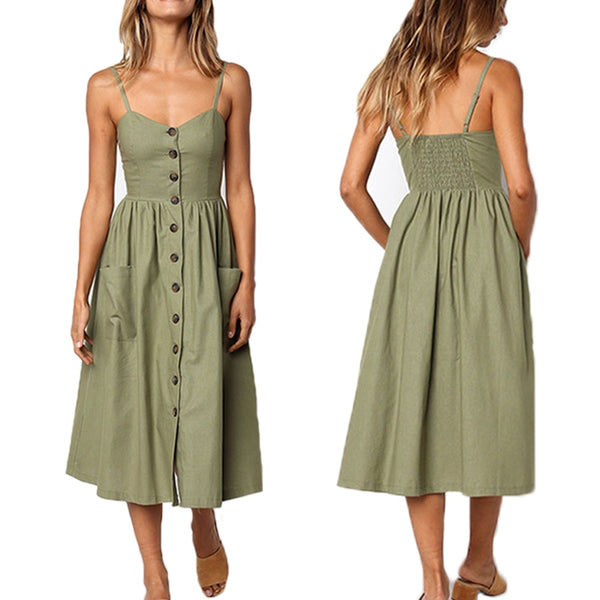 Casual Female Sundress Women Summer 