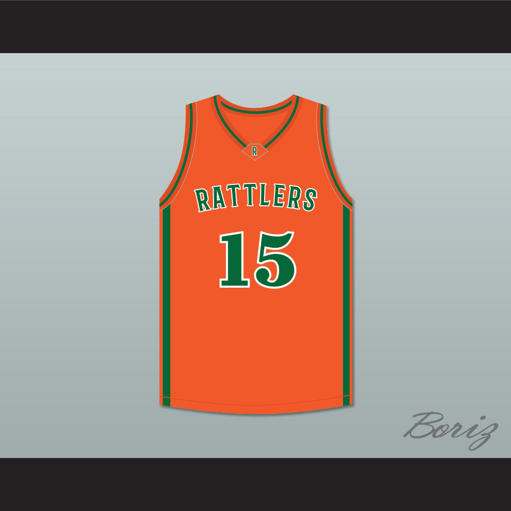 orange and green basketball jersey