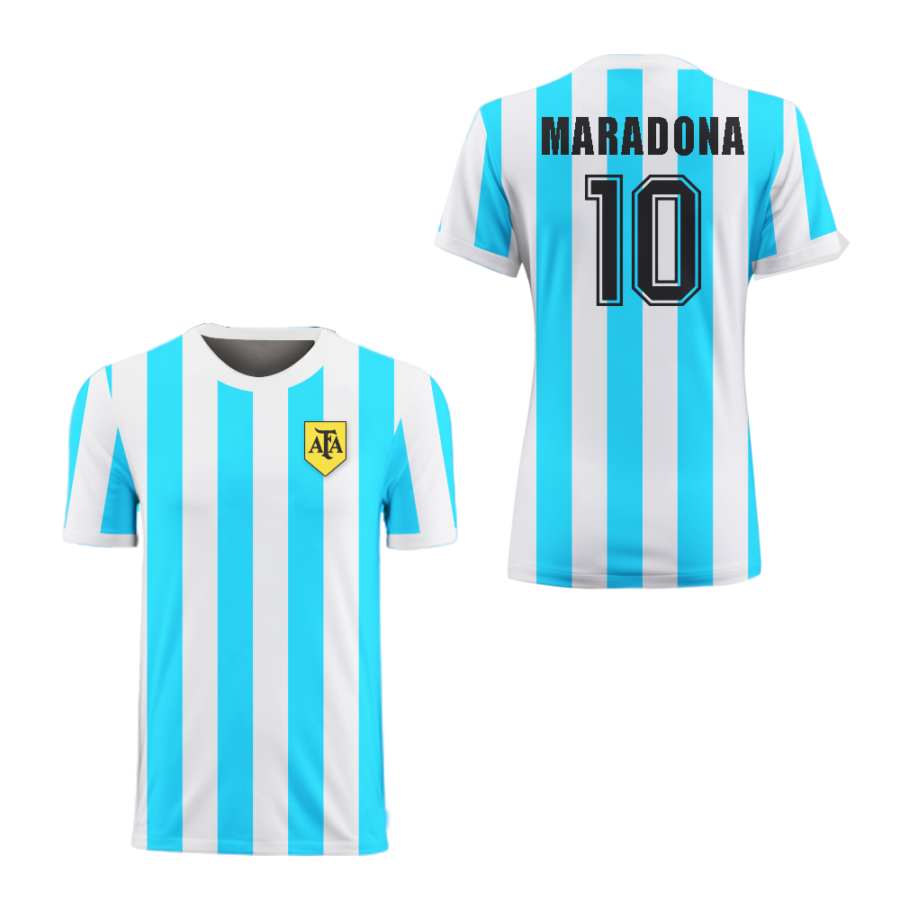 Diego Maradona 10 Argentina Soccer 