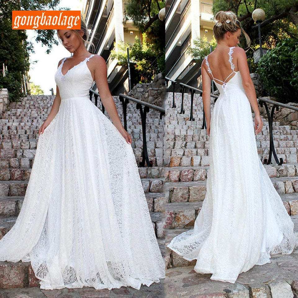 slim elegant wedding dresses