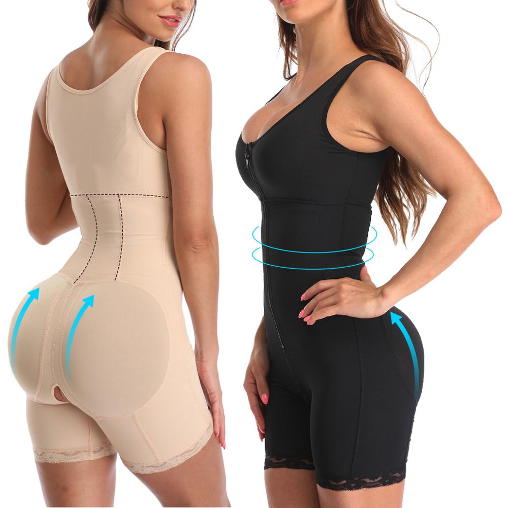 full body shaper with thigh control