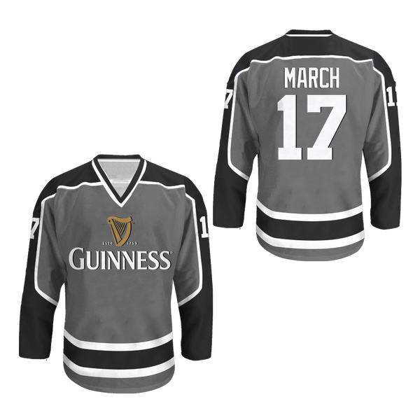 guinness hockey jersey march 17