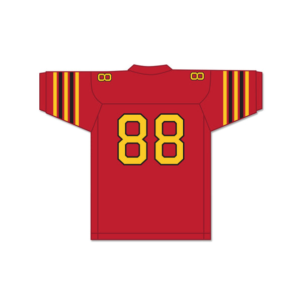 red sports jersey