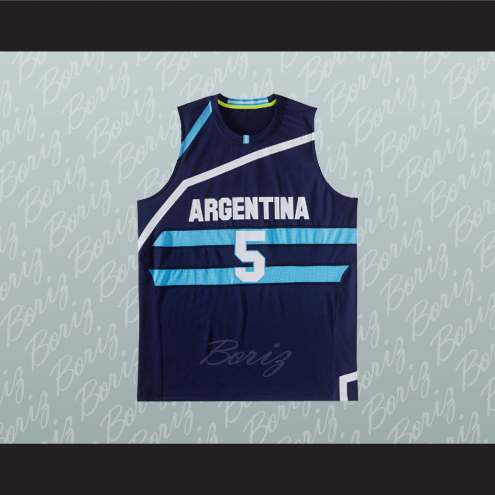 Manu Ginobili 5 Argentina Basketball 