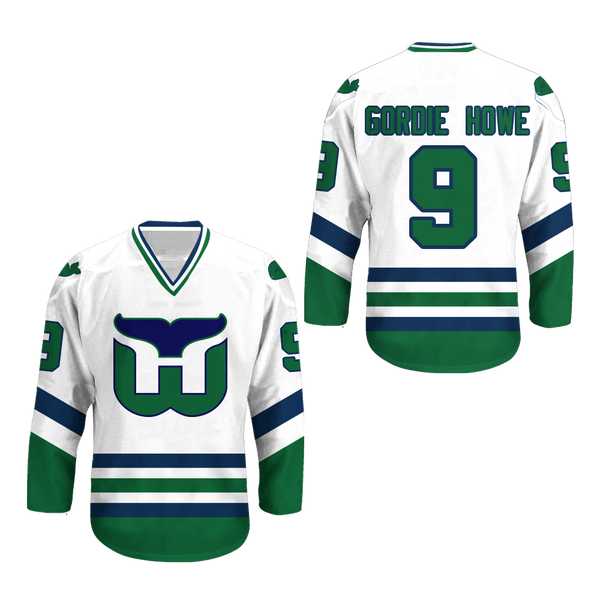 gordie howe hartford whalers jersey