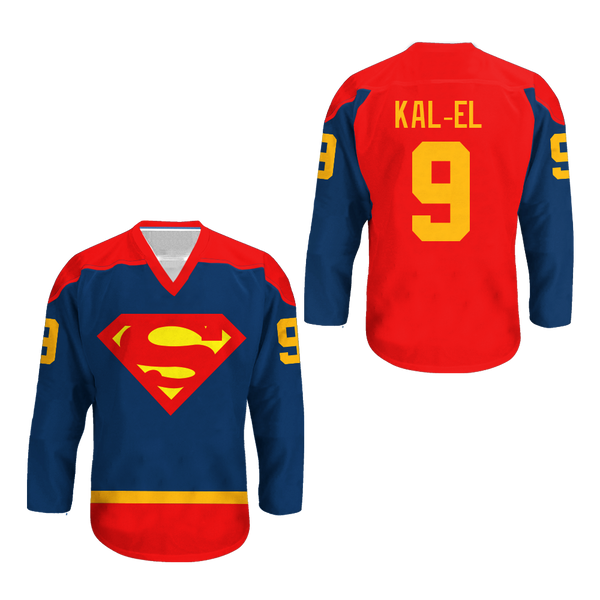 superman hockey jersey