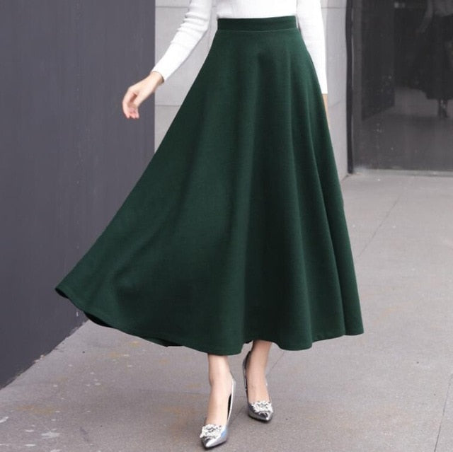 ladies winter skirts