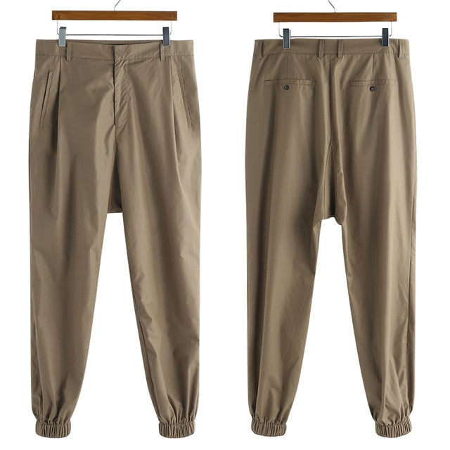 dapper harem chino joggers