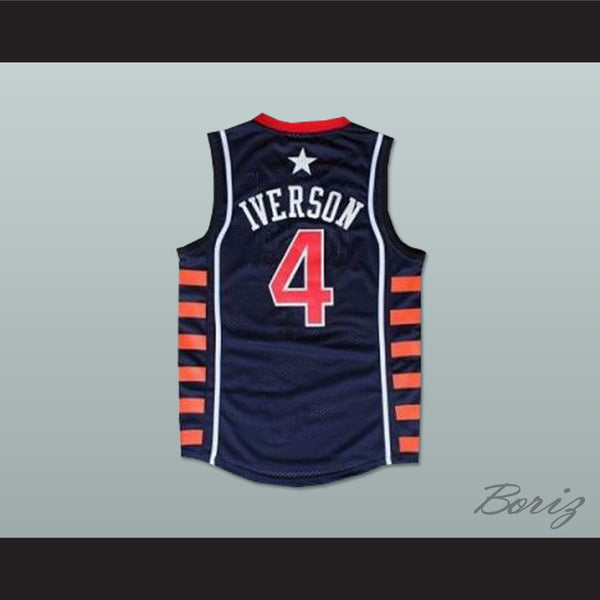 allen iverson olympic jersey