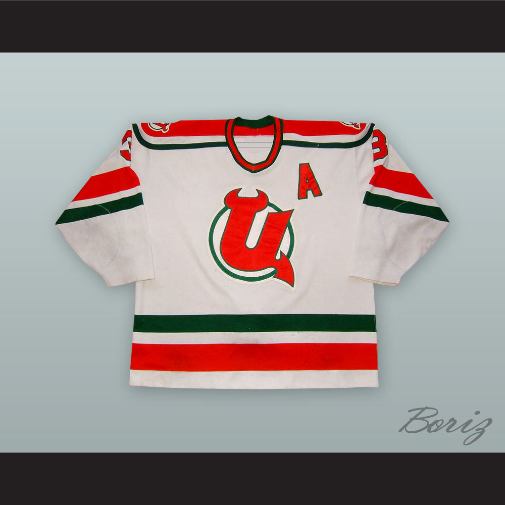 Utica Devils White Hockey Jersey 
