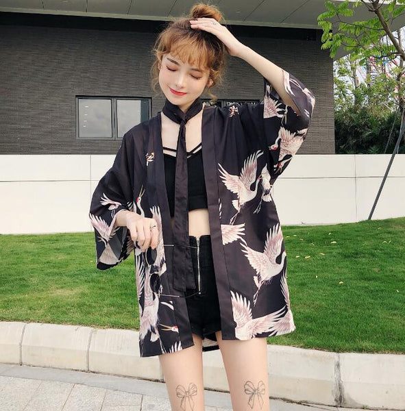 japanese short kimono jacket