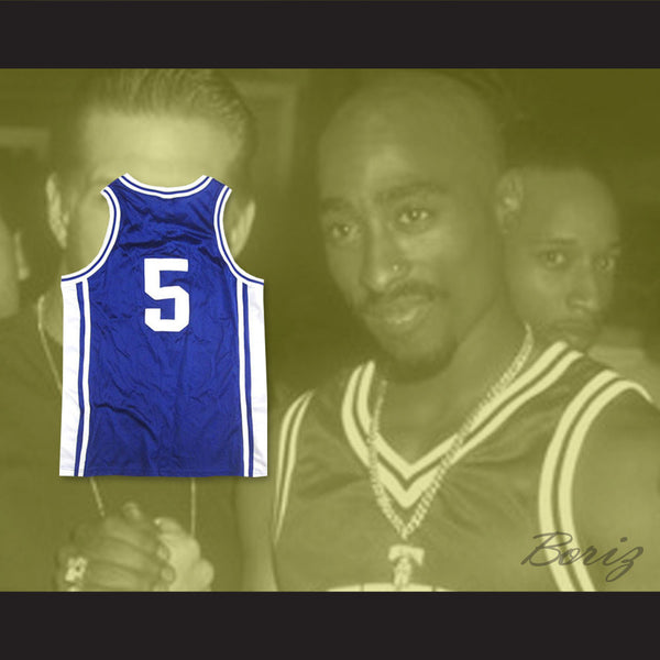 tupac basketball jersey