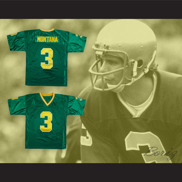 joe montana green notre dame jersey