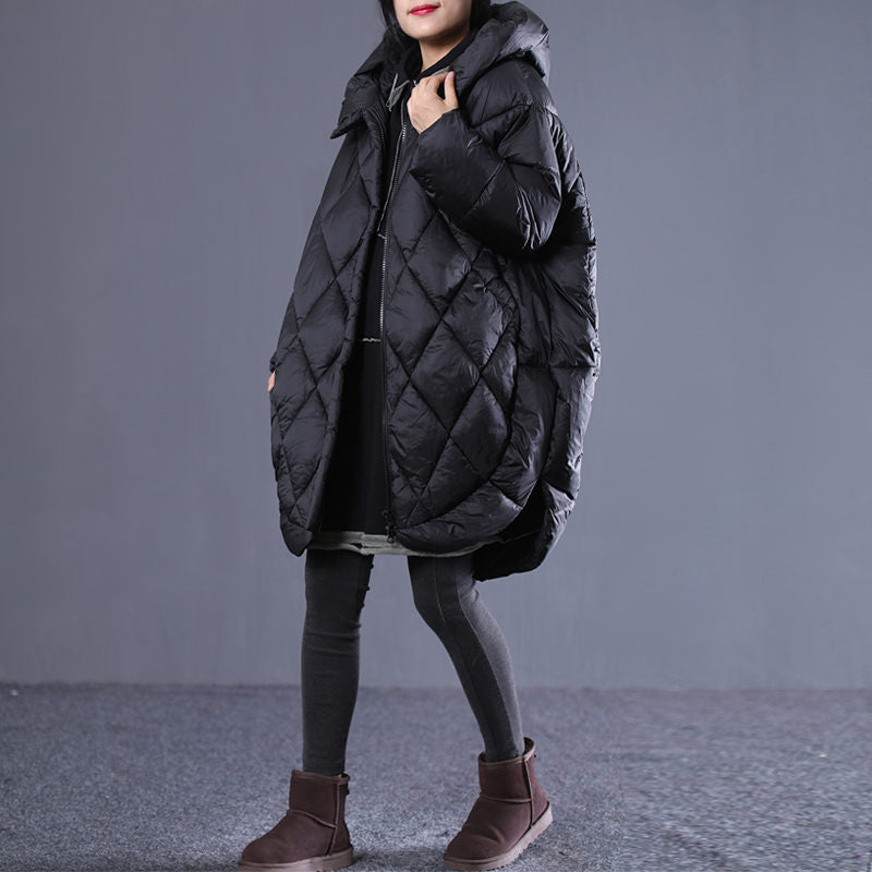 plus size cocoon coat