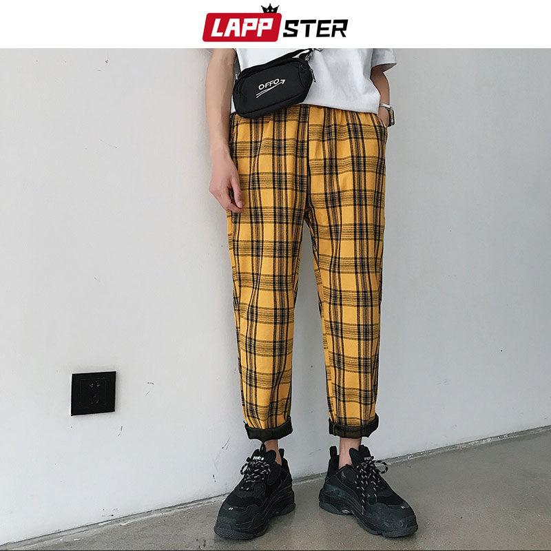 plaid pants casual