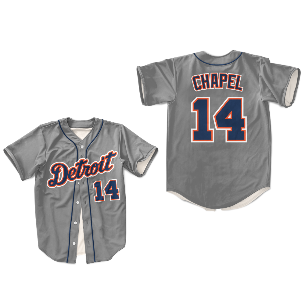 Billy Chapel jersey Baseball Jersey 